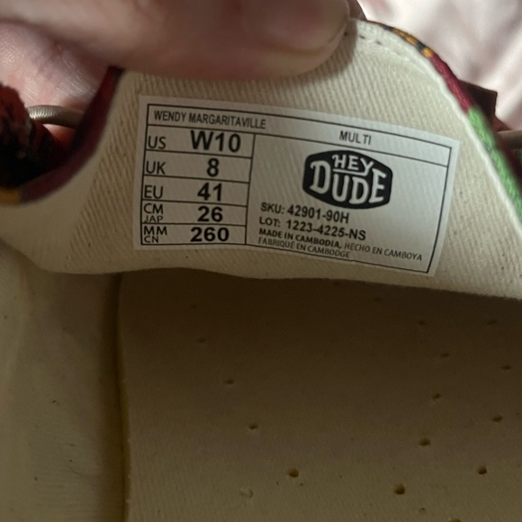 Women’s Margaritaville Hey Dudes- Size 10 - Picture 7 of 8